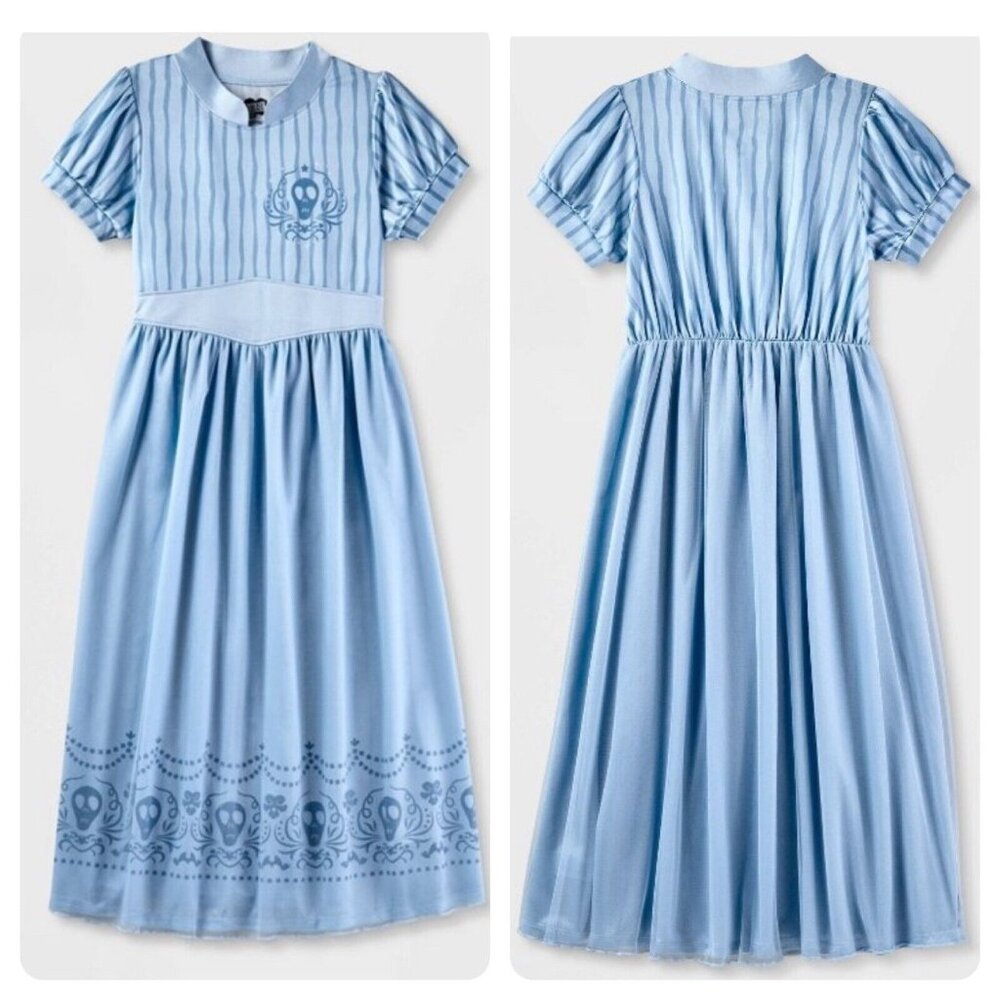 Girl's Beetlejuice Astrid dress-up Nightgown Bue Size XS, S, M